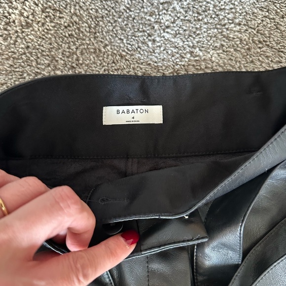 Babaton Black High-Waisted Trousers - Picture 5 of 10